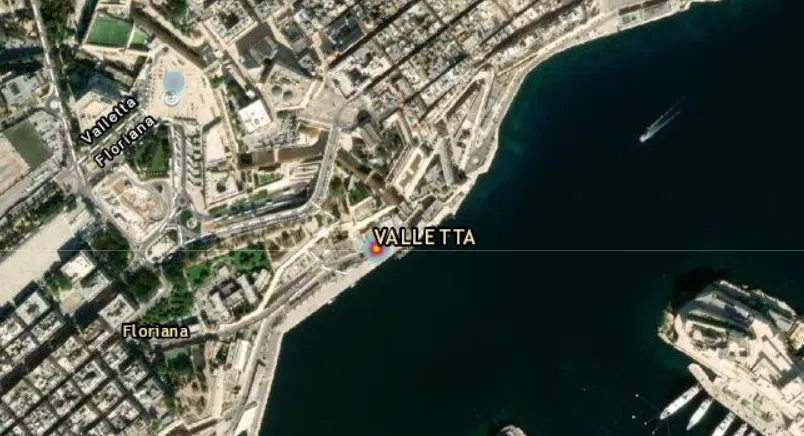 Anti-Covid restriction protest in Valletta