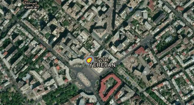 Protesters block the mayor's office in Yerevan