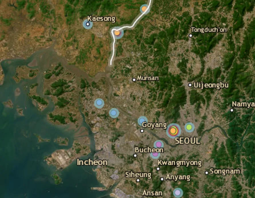 South Korea fires on five North Korean drones in Gimpo area