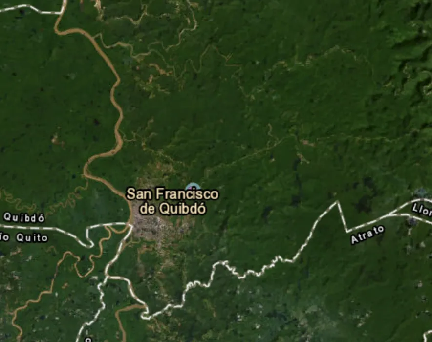 Military helicopter crashes in Quibdo