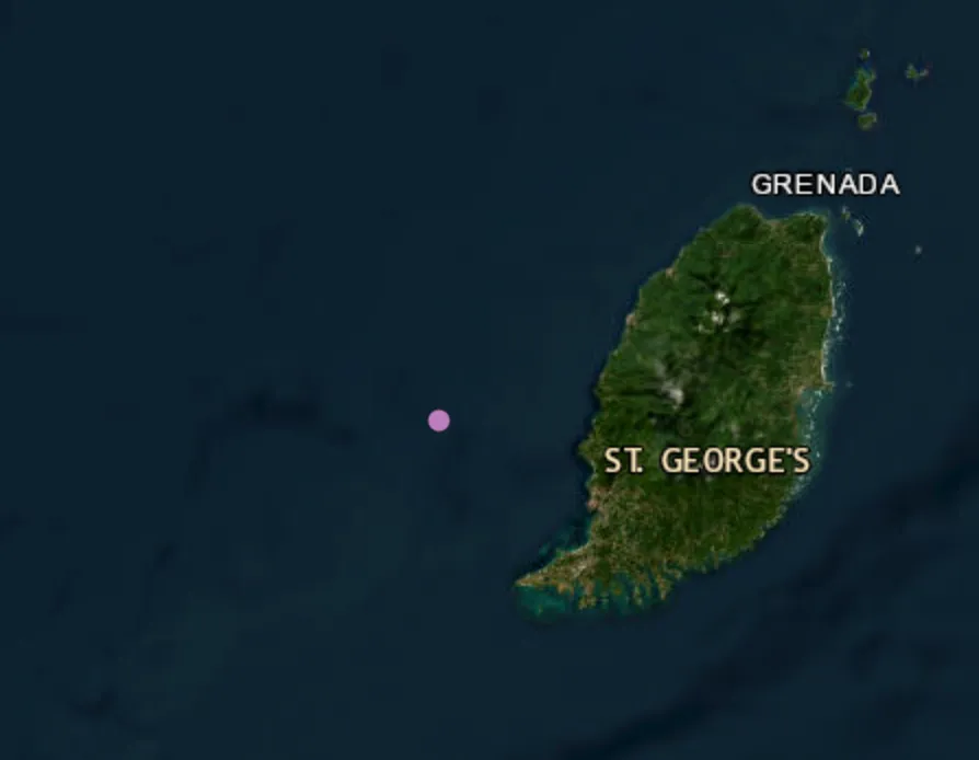 Plane crash off Grenada