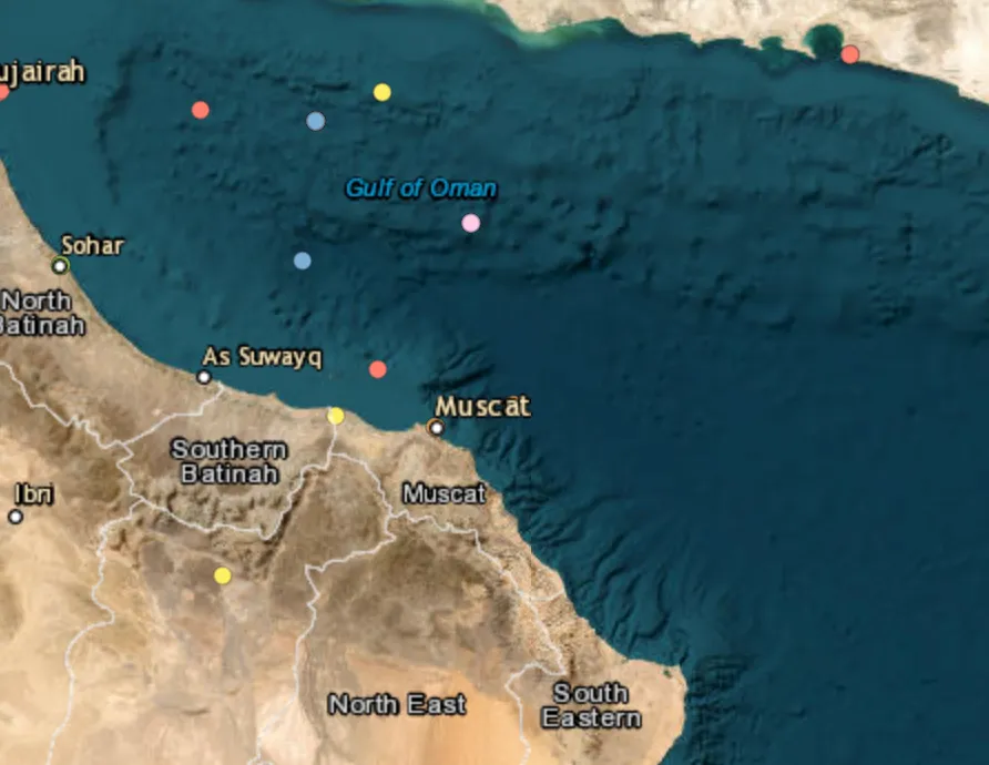 Iranian Navy opens fire on oil tanker in the Gulf of Oman