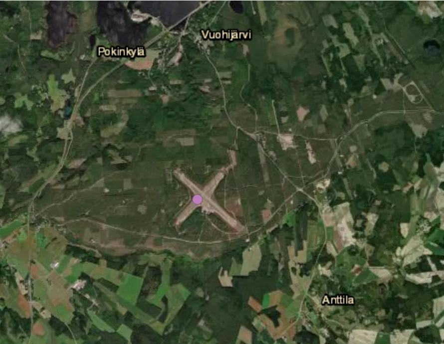 Plane crash near the Selänpää Airport