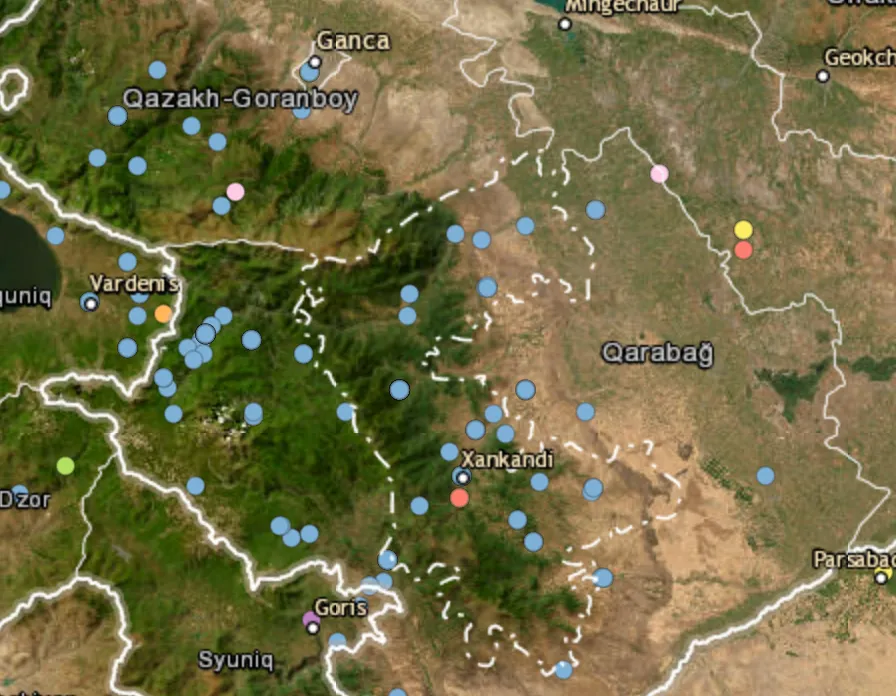 Civilians killed by landmines in Nagorno-Karabakh