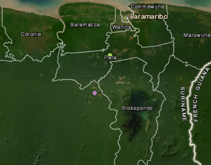 Illegal gold mine collapses in Suriname