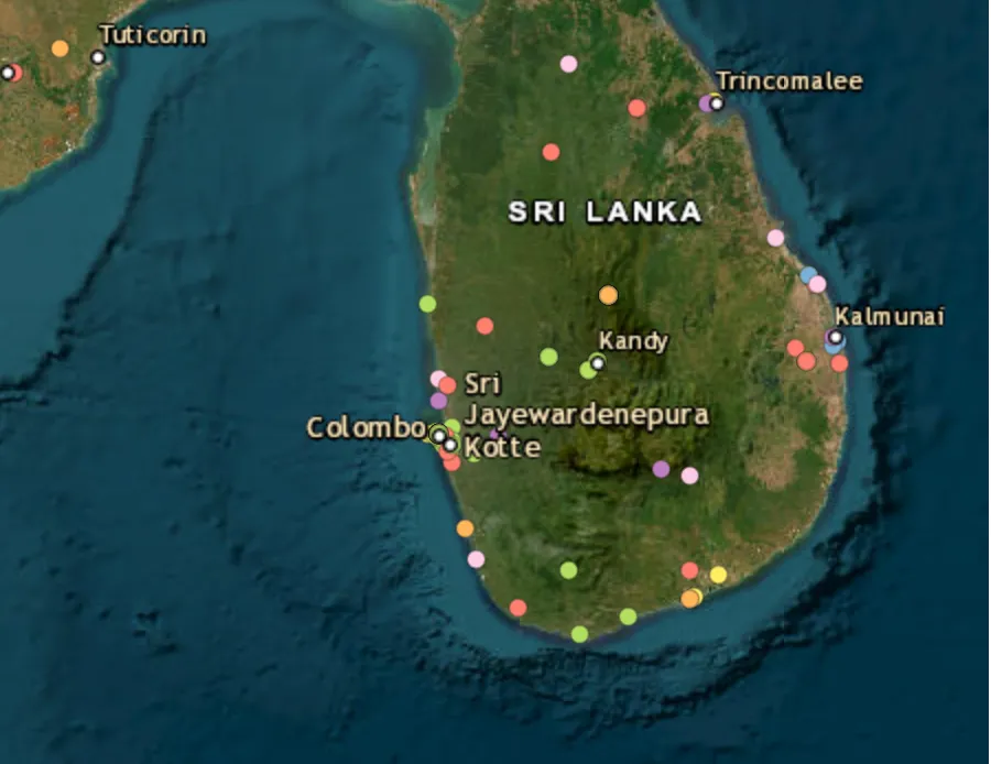 Tamil students protest across Sri Lanka