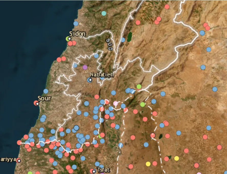 Southern Lebanon hit by Israeli airstrikes