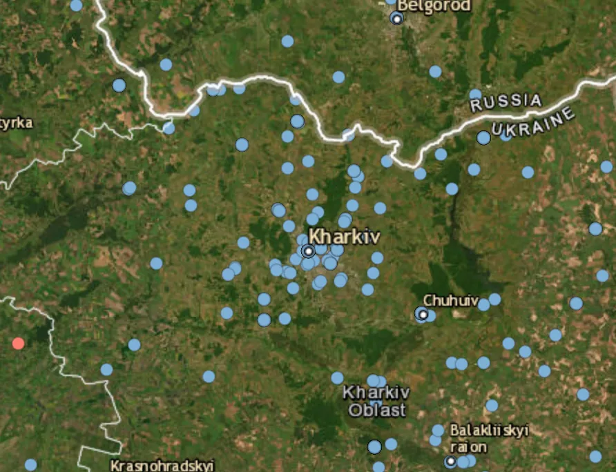 Missiles target the Kharkiv region
