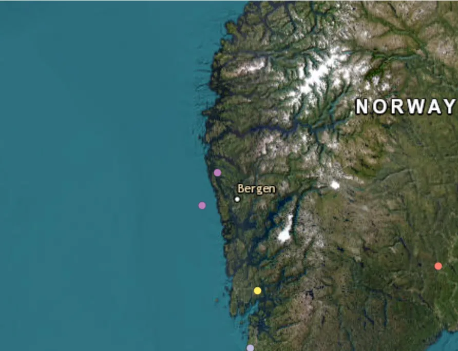 Helicopter crash-lands off Norway