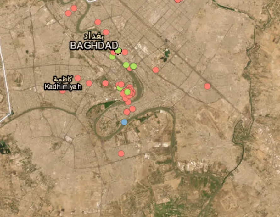 Iraqi Forces and Militia Clash in Baghdad