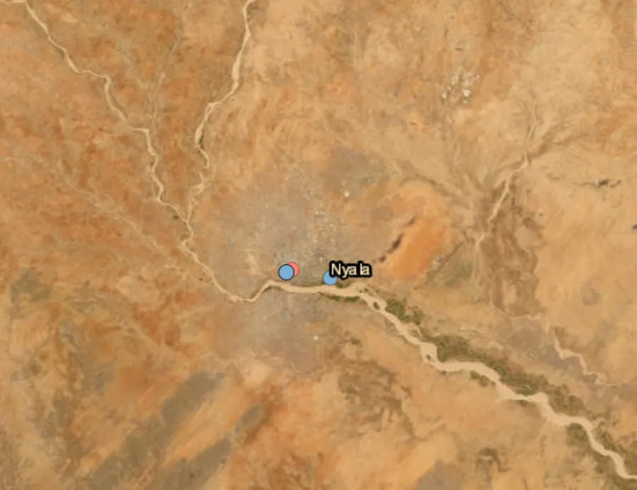 Sudanese airstrikes target RSF positions in Nyala