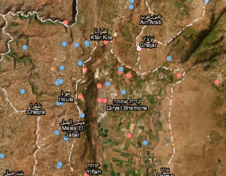 Drones target the Kiryat Shmona area