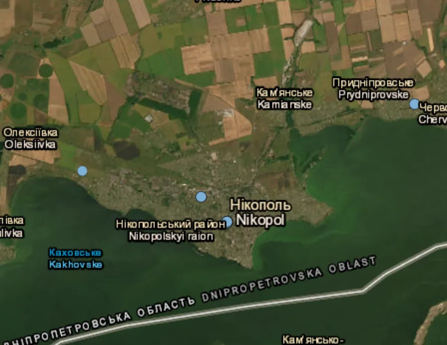 Shelling hits the Nikopol district