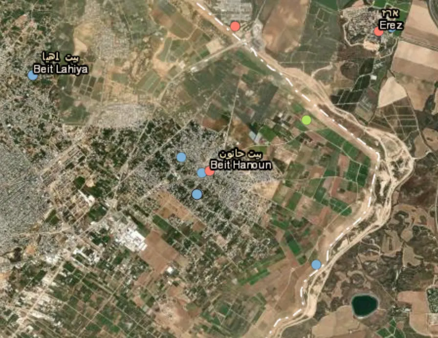 Israeli strikes target Beit Hanoun