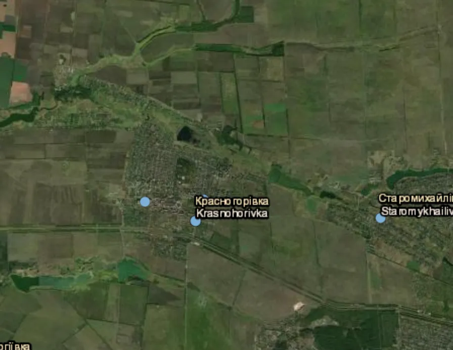 Russian shelling hits Krasnohorivka
