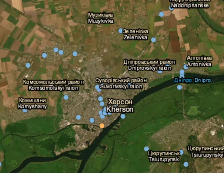 Russian shelling wounds civilians in Kherson