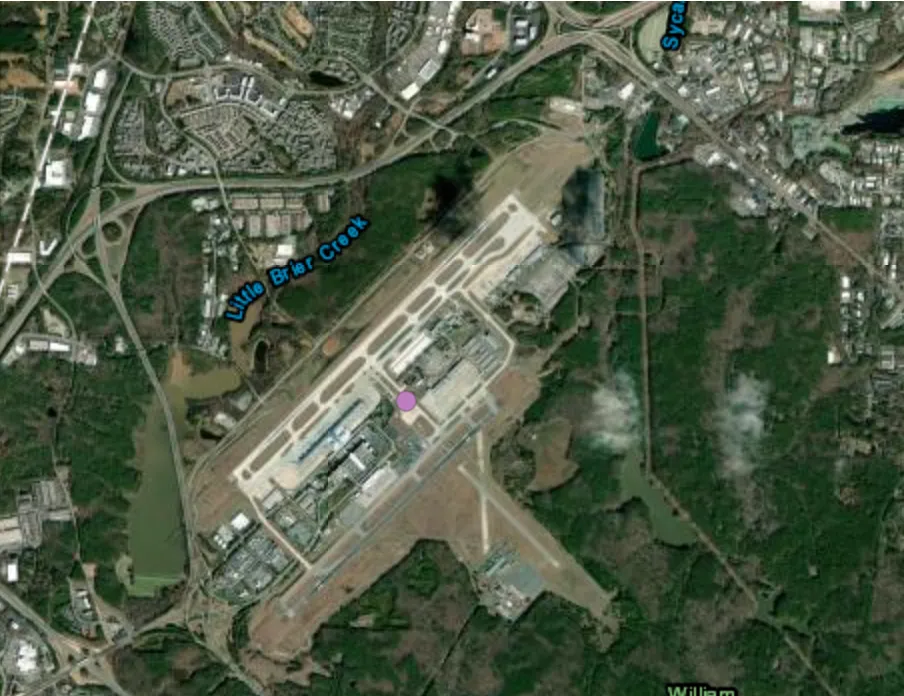 Plane crash at Raleigh-Durham International Airport