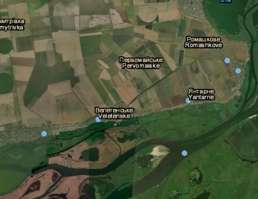 Kherson region hit by Russian shelling