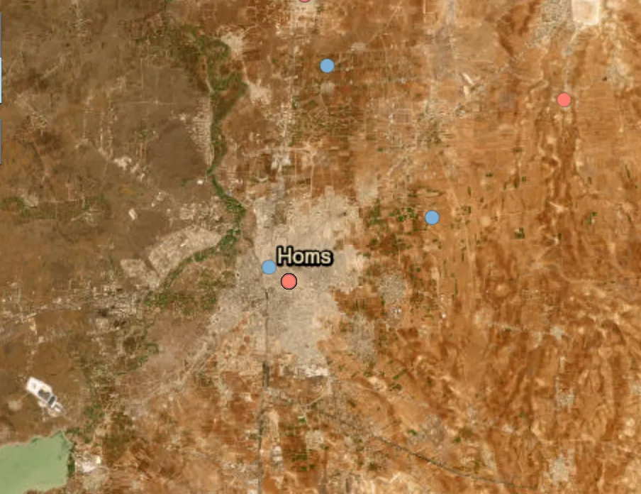 Russian Airstrikes Target ISIS in Homs Desert