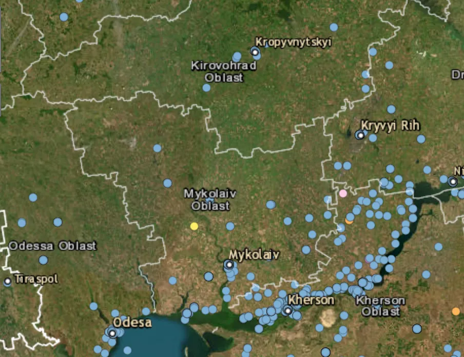 Drones downed over Ukraine