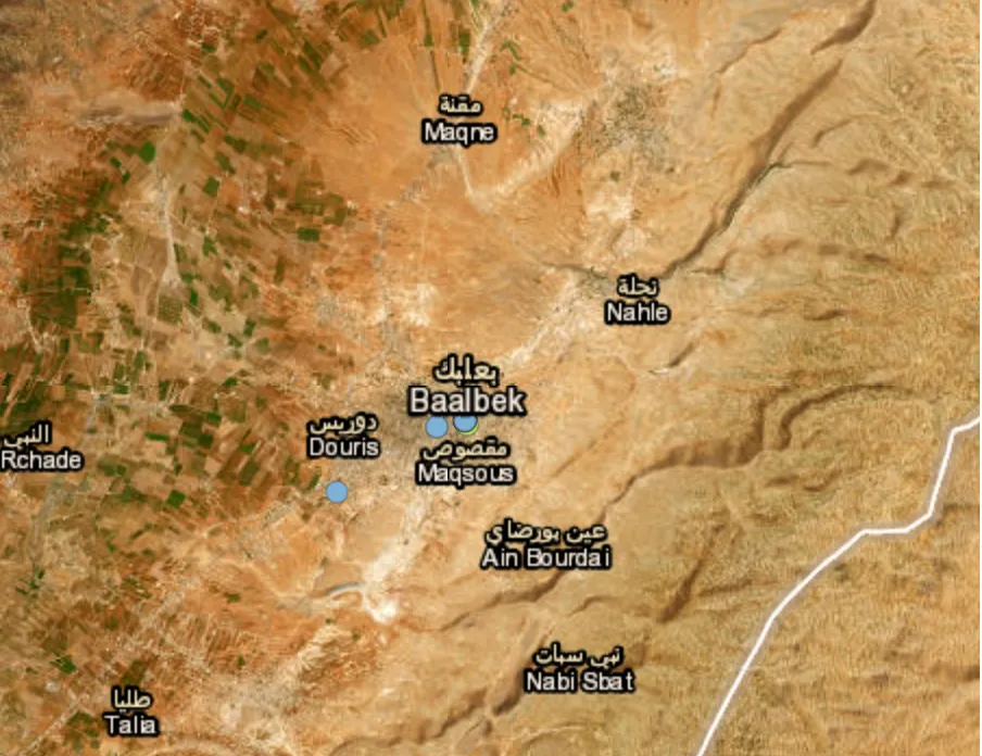 Israeli strikes hit Baalbek