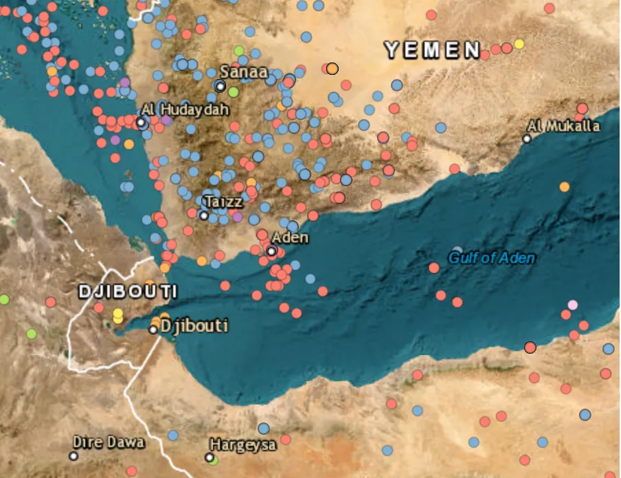 Explosions reported off Aden