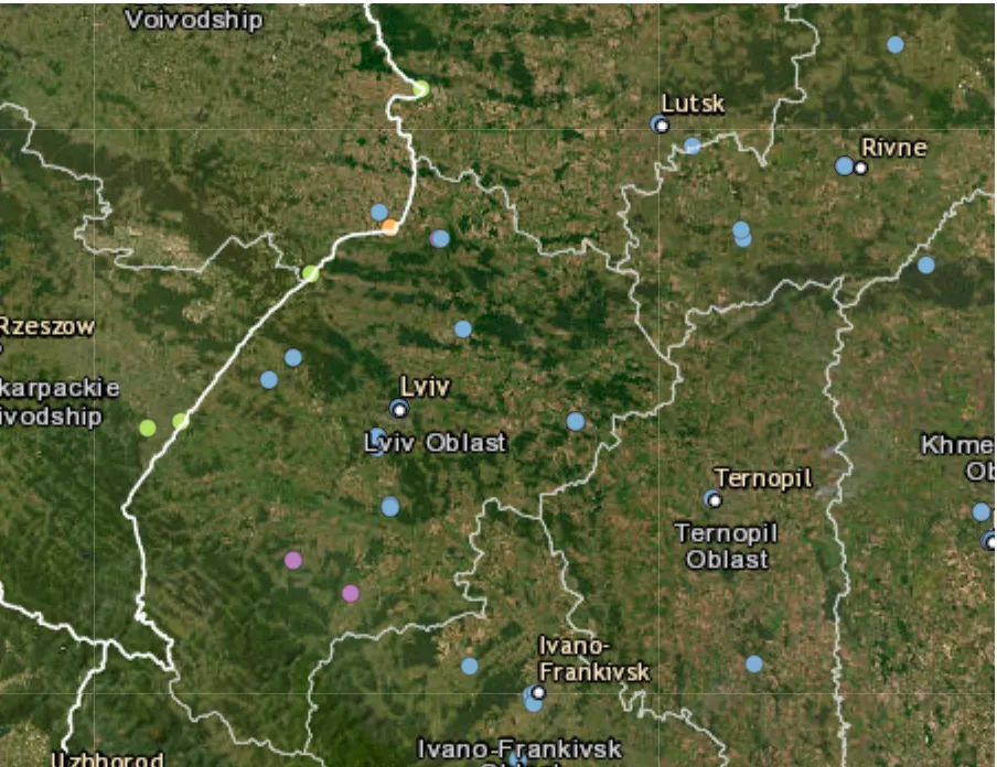 Energy facilities targeted in the Lviv region