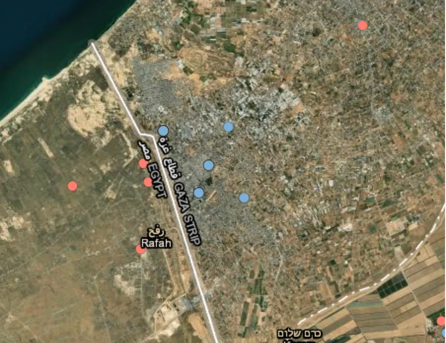 Israeli strikes target rocket launchers in Rafah