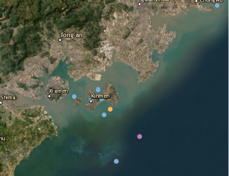 11 Chinese Coast Guard and three fishing ships intrude Taiwan's waters