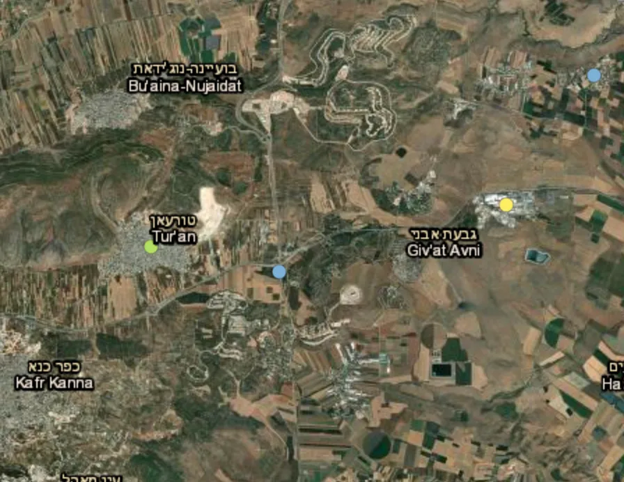 Drone attack near the Golani Junction