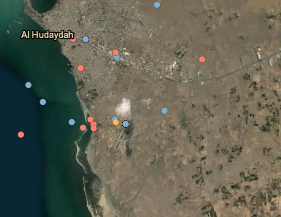 US and British airstrikes target Hodeidah Airport