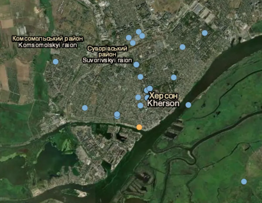Shelling targets the Korabelnyi district