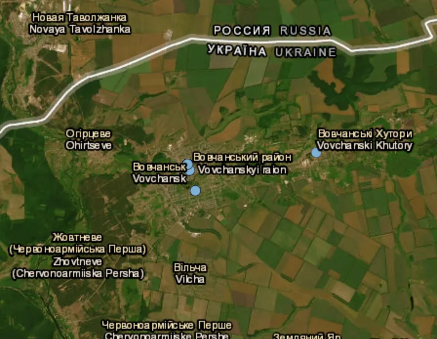 Casualties reported in Vovchansk
