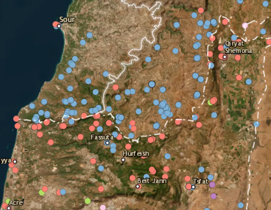 Southern Lebanon hit by Israeli strikes