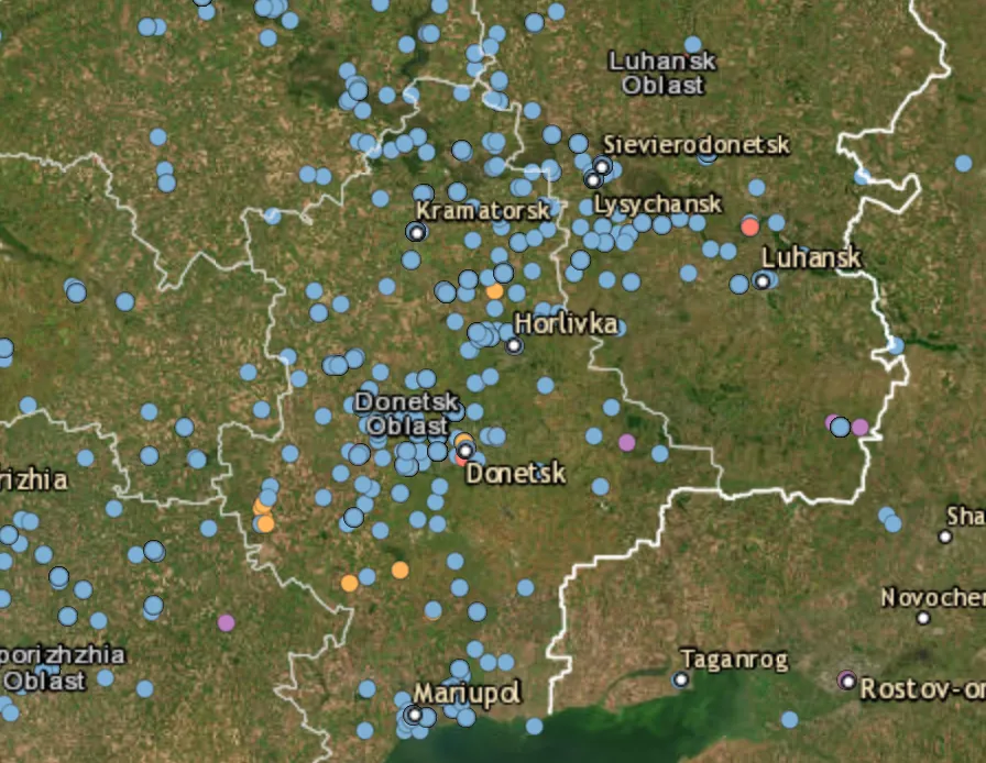 Donetsk region hit by Russian shelling