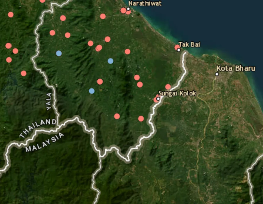 Explosions reported in Narathiwat