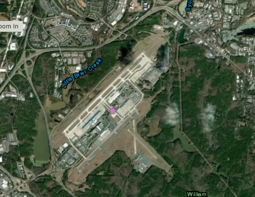 Plane crash at Raleigh-Durham International Airport